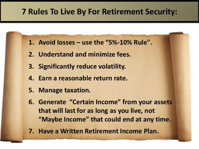 Seven Rules to Live By